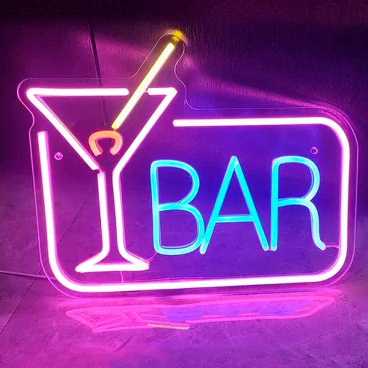 Letrero luminoso Neón